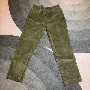 Green Corduroy Pants Size 8